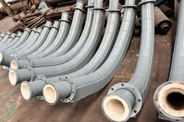 背管式耐磨彎頭內襯陶瓷