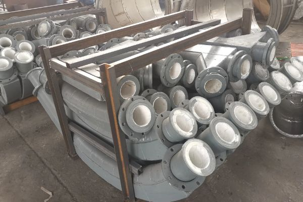 背管式耐磨彎頭內襯陶瓷